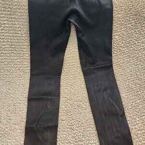 J Brand Leather Pants, 100% Lambskin Leather, Size 10, NWT